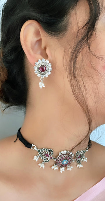 Sampada Choker with Earrings