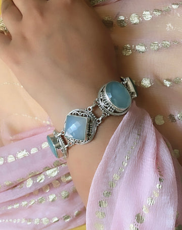 92.5 Silver Jahanaara Bracelet