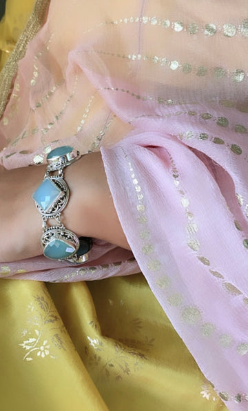 92.5 Silver Jahanaara Bracelet