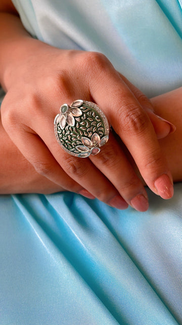 92.5 Silver Nitya Ring