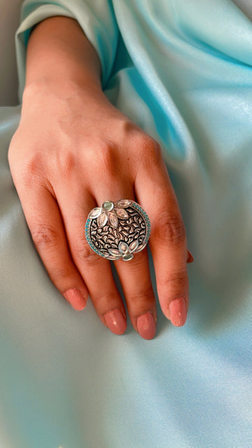 92.5 Silver Nirmuktha Ring