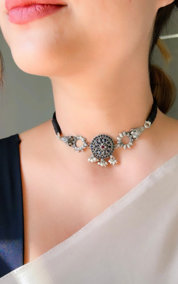 92.5 Silver Manasa Choker