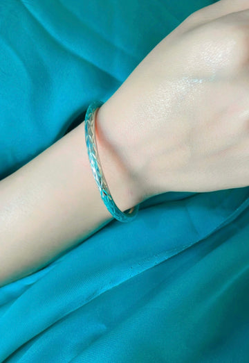 92.5 Silver Effie Kada Bracelet