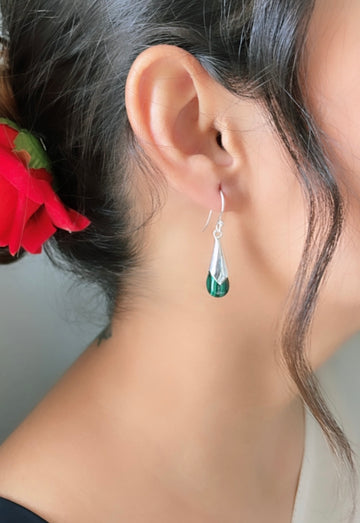 92.5 Silver Malachite Droplets