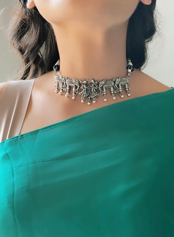 92.5 Silver Baarat Choker