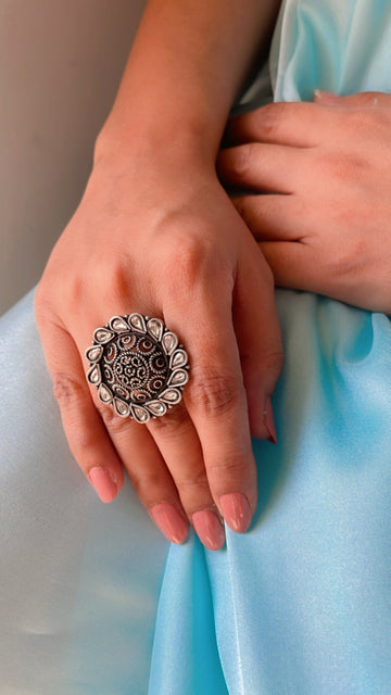 92.5 Silver Dyuthi Ring