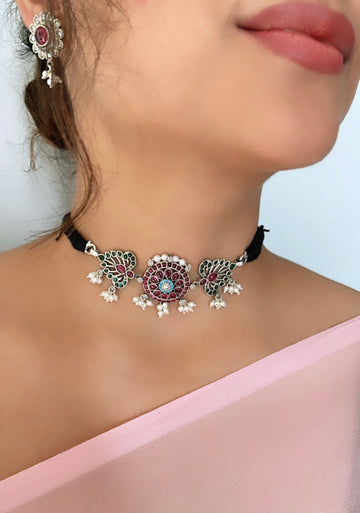 Sampada Choker with Earrings