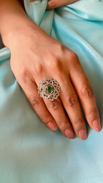 92.5 Silver Aagneya Ring