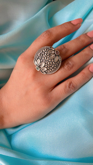 92.5 Silver Amala Ring