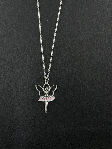 92.5 Silver Minimalistic Hannah Ballerina Pendant