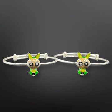 92.5 Silver Powerpuff Girls Baby Bangles