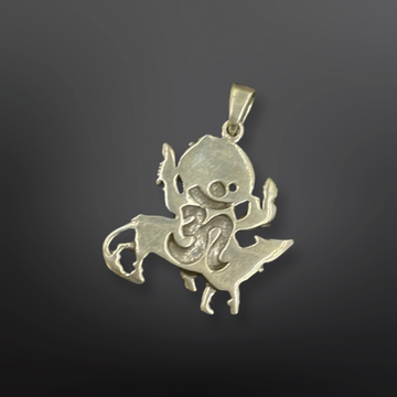 92.5 Silver Om Ganeshay Namah Pendant