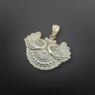 92.5 Silver Dancing Peacocks Pendant