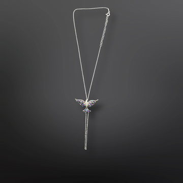 92.5 Silver Minimalistic Bird Pendant with Silver Chain