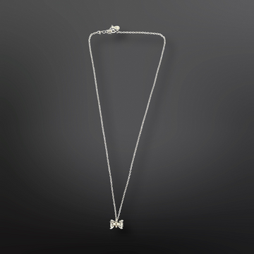 92.5 Silver Minimalistic Sand Glass Pendant with Silver Chain